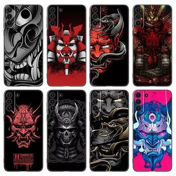 Модный чехол для телефона Samurai Demon для Samsung Galaxy S20 S21 FE S22 Ultra S10 Lite S10E S9 S8 Plus S7 Edge, мягкий черный чехол из ТПУ Samsung S10E