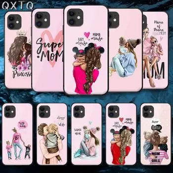 Модный чехол для телефона «Супер мама» с мультяшным рисунком для iPhone Samsung Galaxy Redmi Xiaomi Oppo OnePlus Note SA 7 8 9 10 11 12 13 14 20 21 22 23 53 54 Pro Ultra iPhone 6 or 6S
