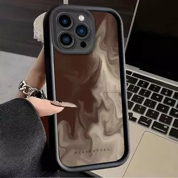 Модный чехол, гибкий, мягкий, силиконовый, TPU, чехол на всю заднюю панель для Xiaomi Redmi Poco Xiaomi 11 Lite чёрный