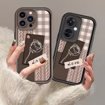 Модный чехол с принтом розы, гибкий мягкий силиконовый чехол из ТПУ, полная задняя крышка для Xiaomi Redmi Samsung Infinix Xiaomi 11 Lite чёрный