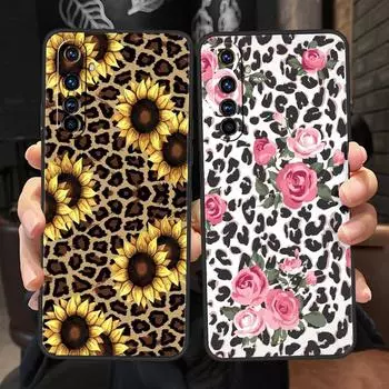 Модный чехол с тигровым леопардовым принтом и цветком для Realme 11 10 9 8 5G 7 6 GT2 Pro Plus C21 C11 C25 C35, чехол для Realme GT Neo 2 3 3T Realme 11 Pro