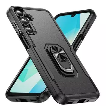 Модный чехол с защитой от падения и функцией подставки для Samsung Galaxy S24 Ultra Plus FE 5G for Galaxy S24 FE чёрный