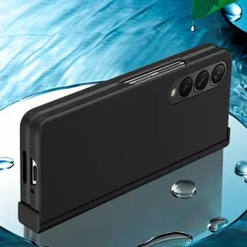 Модный чехол-сумка для телефона Zfold4 с защитой от пыли для Samsung Galaxy Z Fold4 Fold 4 5g Fold3 Fold 3 Zfold3 Защитный чехол от падения for Samsung Z Fold 4 оранжевый