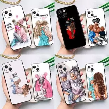 Модный чехол «Супер мама» для iPhone 15 14 13 12 11 Pro Max XS X XR SE 2020 2022 7 8 Plus 12 13 Mini Cover Shell iPhone 15