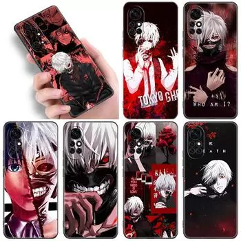 Модный чехол «Токийский гуль» с аниме «Канеки Кен» для Huawei NOVA 8 9 Pro 8i 7i 7SE Y60 5T Mate 40 30 20 10 Lite Honor 50 30 Pro Plus 30S Huawei Mate 10 Lite