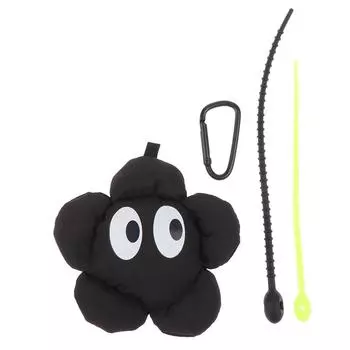 Модный черный брелок с цветами, милый цветочный держатель для ключей для девочек, украшение на рюкзак, сумка, подвеска, украшение