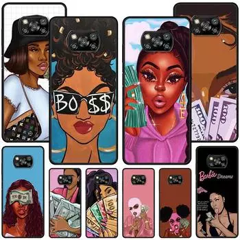 Модный черный чехол для Xiaomi Poco X3 NFC X5 F4 F3 M4 Pro X4 GT M5s M5 Pocophone F1 M3 черный чехол для телефона TPU Shell Pocophone F1