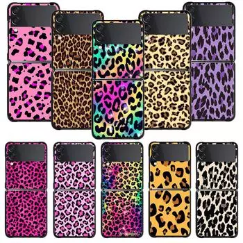Модный черный чехол с леопардовым принтом «Пантера» для Samsung Galaxy Zflip3 Z Flip3 5g Zflip Flip для смартфона Samsung Z Flip3 5G