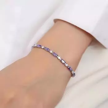 Модный цветной браслет из циркона, ретро-браслет с кристаллами, ювелирные изделия, подарки для праздника и вечеринки