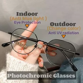Модный дизайн, фотохромные очки для мужчин и женщин, роскошные очки с защитой от синего света, защита от УФ-лучей, очки унисекс, очки