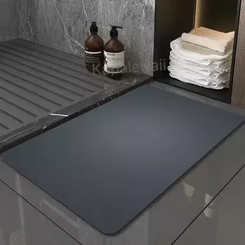 Модный дизайн коврик для ванной диатомовая грязь мягкая подкладка сушильный ковер туалет дверной коврик коврик для ванной нескользящий грязеотталкивающий коврик для ног 40x60cm