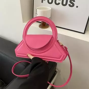 Модный дизайн персонализированной сумки для женщин 2024 года, новая текстура, универсальная сумка через плечо в стиле ретро чёрный