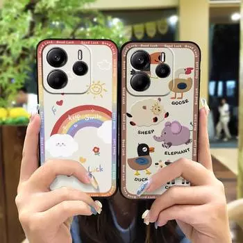 Модный дизайн, пылезащитный чехол для телефона Redmi Note14 5G Global, противоударный, мягкий, защитный чехол, полная защита от грязи Redmi Note14 5G Global