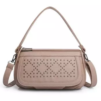 Модный дизайн с бриллиантами, новая женская сумка на плечо, роскошная дизайнерская кожаная женская сумка-мессенджер высокого качества, маленькая женская сумка (20cm<Max Length<30cm) чёрный