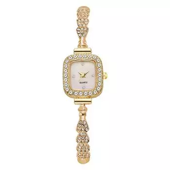 Модный дизайн женские кварцевые часы Лучший бренд женские наручные часы новое поступление женские лучшие часы золотистый