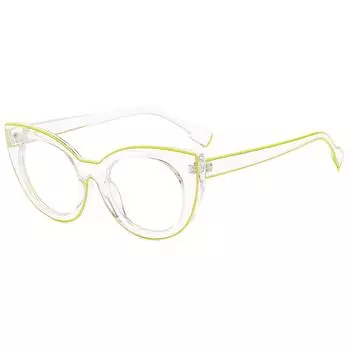Модный дизайнер Анти-синий свет Женские очки для чтения Очки по рецепту Оптические очки Очки с одним фокусом для пресбиопии+3.5 +400 зелёный