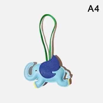 Модный дизайнерский брелок-подвеска в виде крылатого летающего слона из ПУ кожи для женской сумки, аксессуар, украшение, подарок