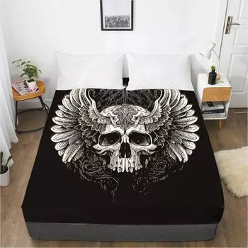 Модный домашний текстиль Dice Loutou 3D печать узор простыня чехол для матраса эластичная лента простыня 3 шт постельное белье 120cmX200cmX30cm