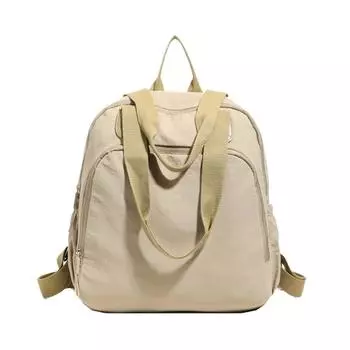 Модный дорожный повседневный простой рюкзак большой вместимости женский многофункциональный универсальный модный рюкзак one size fits all хаки