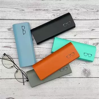 Модный футляр для очков, твердый чехол из льняной ткани, чехлы для очков, защитный чехол для мужчин и женщин, солнцезащитные очки, коробка для очков синий