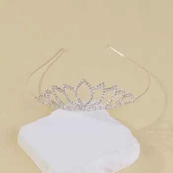 Модный головной убор высокого чувства свадебного темперамента, повязка на голову, простая индивидуальная вечеринка по случаю дня рождения, стразы, маленькая корона