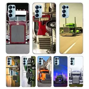 Модный грузовик Peterbilt для OPPO Reno7 SE 6 5 ZF 4G 5G Find X2 X3 Neo Lite Pro Plus, прозрачный мягкий чехол для телефона OPPO Find X2 Neo