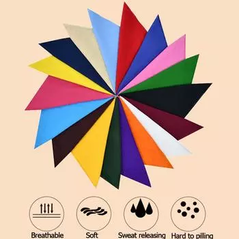 Модный хип-хоп хлопковый шарф-бандана, унисекс, повязки на голову для улицы, однотонный впитывающий пот шарф для спорта на открытом воздухе