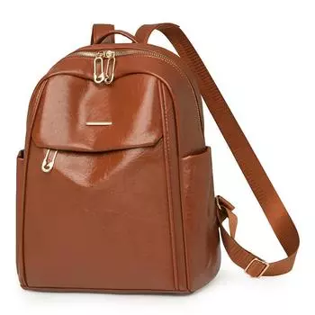 Модный и простой рюкзак для путешествий. Легкая сумка для поездок на работу и обратно для студентов колледжей. чёрный