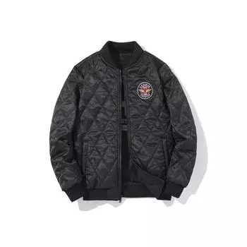 Модный и стильный двусторонний хлопковый летный костюм большого размера, куртка-бомбер из утолщенного бархатного хлопкового пальто M