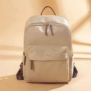 Модный и универсальный рюкзак из ткани Оксфорд, женский простой рюкзак большой вместимости, сумка для компьютера и дорожная сумка серый