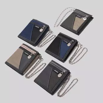 Модный изысканный кошелек унисекс, высококачественный кошелек для монет, холст, 1 шт., черный корейский держатель для карт, креативный чёрный