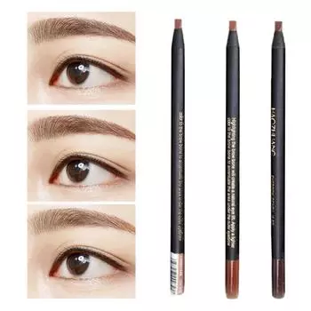 Модный карандаш для бровей, водонепроницаемый, легко окрашиваемый, женский, гладкая линия, ручка для бровей для девочек 7