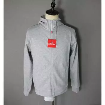 Модный кардиган средней длины в европейском и американском стиле с ласточкиным хвостом Light gray M (Plus size)