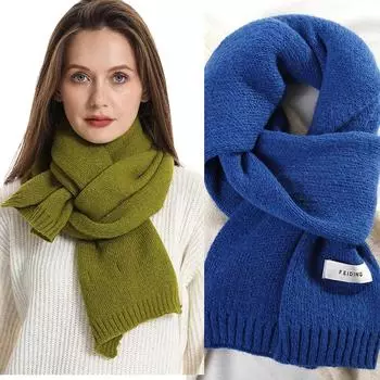 Модный кашемировый шарф для женщин, зимние шали и накидки, хиджаб, одеяло, женский толстый шейный платок, буфанда, пашмина, длинный эшарп 30-170CM