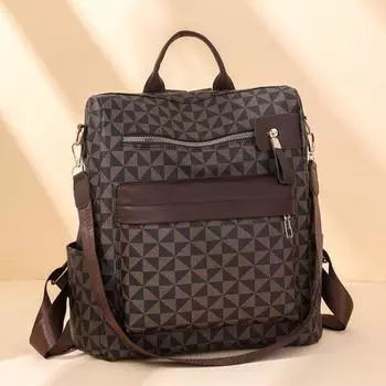 Модный классический рюкзак с принтом 2024 года, новая простая многофункциональная сумка для отдыха и путешествий, рюкзак большой вместимости