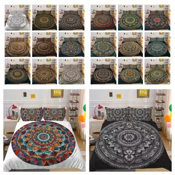 Модный комплект постельного белья для дома, мягкий полиэстер, наволочка с принтом, двойной размер, мужские пододеяльники, наборы украшений для дома UK Single 135x200cm