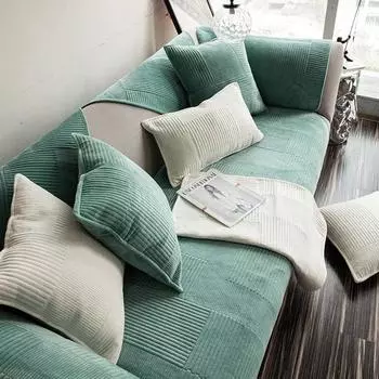 Модный коврик для дивана в скандинавском стиле, несколько современных минималистичных противоскользящих диванов, универсальная подушка для дивана, четыре сезона 70x70cm