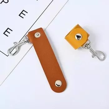 Модный кожаный брелок, простой брелок, подвеска, защита от потери ключей, высококачественный креативный ремешок для ключей от автомобиля, модные ювелирные изделия розовый