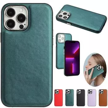 Модный кожаный чехол для телефона iPhone 15 14 Plus 13 12 11 Pro Max XS Max X XR 8P 7P SE2 для Samsung S23 S22 Plus Ultra S21 FE A05 A15 A14 A54 A13 A53 iPhone 6/6S коричневый