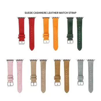 Модный кожаный ремешок Velboa для Apple Watch Series Ultra 2 9 8 7 6 5 4 3 2 Se ремешок для часов iWatch 40 44 мм 41 45 мм 49 мм 38 40 41mm красный