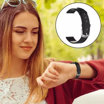 Модный кожаный сменный ремешок для часов, регулируемый кожаный ремешок для часов, удобный стильный ремешок для часов для умных часов темно-синий