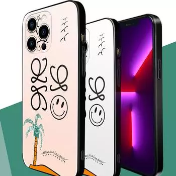 Модный креативный чехол для телефона с рисунком кокосовой пальмы для iPhone 13 Pro Max 12 Pro Max 11 Pro Max, защитный чехол iPhone 11 белый