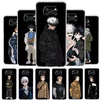Модный крутой чехол для телефона Jujutsu Kaisen для Xiaomi Poco X3 NFC F3 M3 X4 M4 Pro 5G Mi 11 Lite Ultra 11T 11X 12 12T Pro 11i Xiaomi Mi 11i