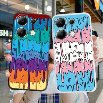 Модный крутой мягкий силиконовый чехол для Xiaomi Redmi Note 13 Pro 14C Samsung A55 S24 FE S25 A16 M35 iPhone 15 Huawei Honor Realme противоударный чехол для телефона Samsung Galaxy S9 Plus чёрный