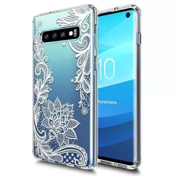 Модный кружевной цветок Мягкий силиконовый прозрачный чехол из ТПУ для телефона iPhone Samsung Huawei Xiaomi Meizu Huawei Honor 8A (JAT-LX1)