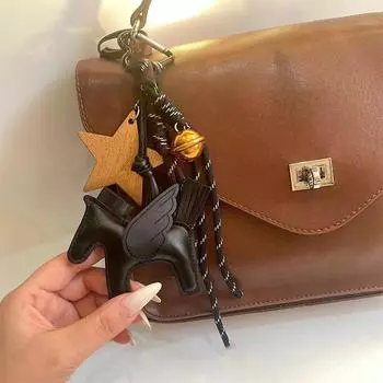 Модный маленький брелок Пегас милый ручной работы веревка троянский рюкзак украшения изысканные креативные сумки подвески подарки