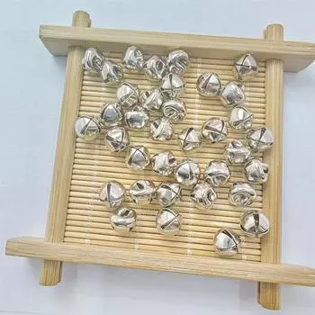 Модный маленький колокольчик DIY Craft Свадебное украшение Hoom украшение 100/50 шт для изготовления ювелирных изделий Серебряный Золотой 6/8/10 мм Рождественские колокольчики Jingle Bells 10mm 50Pcs
