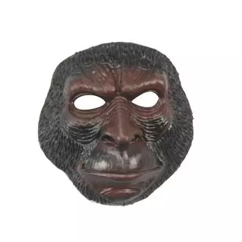 Модный маскарадный косплей черная мифическая маска Гоку PU забавная маска животного полное лицо взрослый мужской маскирующий костюм кофейный