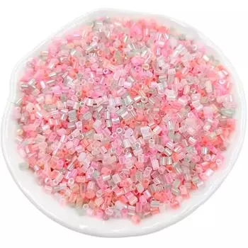 Модный материал ручной работы, свободные бусины, круглые бусины-трубки, серьги, ожерелье, 500 шт. для изготовления браслетов, цвет макарон, ювелирные изделия своими руками, аксессуары, милый акрил песчаных коричневого