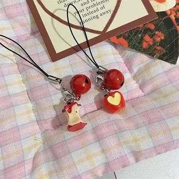 Модный милый брелок-подвеска в виде фруктов, милая универсальная цепочка для мобильного телефона, креативное украшение для рюкзака, аксессуары, подарки